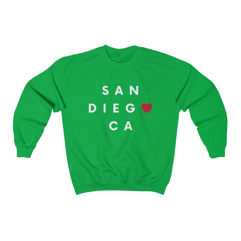 San Diego CA Sweatshirt, SD Sweater (Unisex) (Multiple Colors Avail)