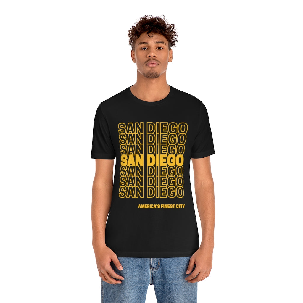 San Diego Brown and Gold T-shirt