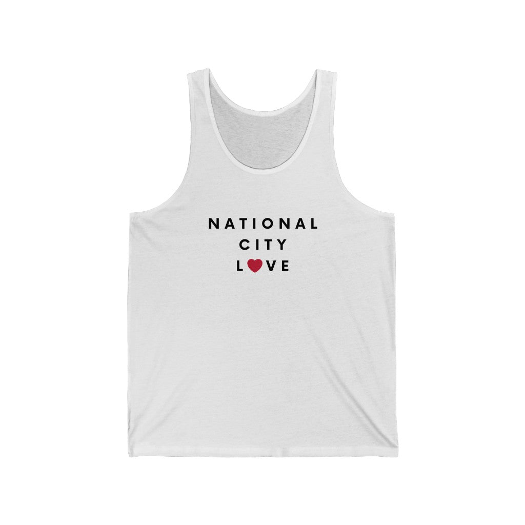 National City Love Tank, San Diego County Neighborhood Sleeveless T-Shirt (Unisex) (Multiple Colors Avail)