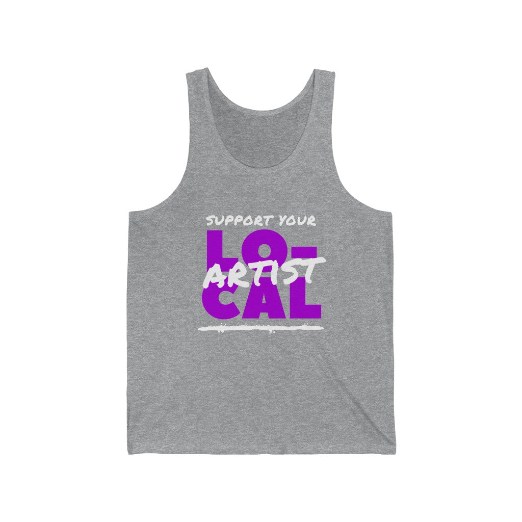 Support Your Local Artist Tank-Top (Purple)