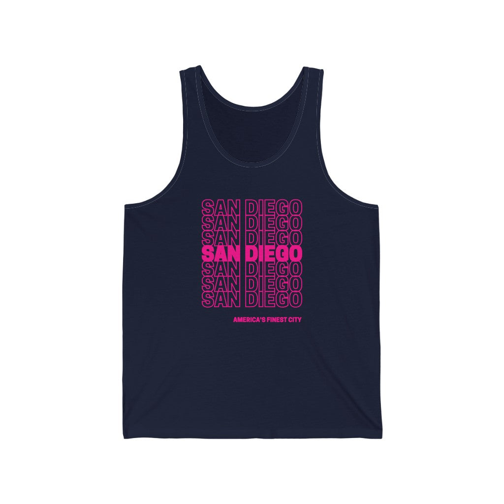 San Diego "Thank You" Tank (Pink)