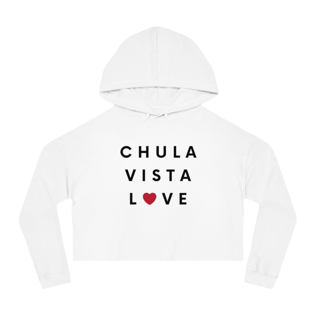 Chula Vista Love Women's Cropped Hoodie