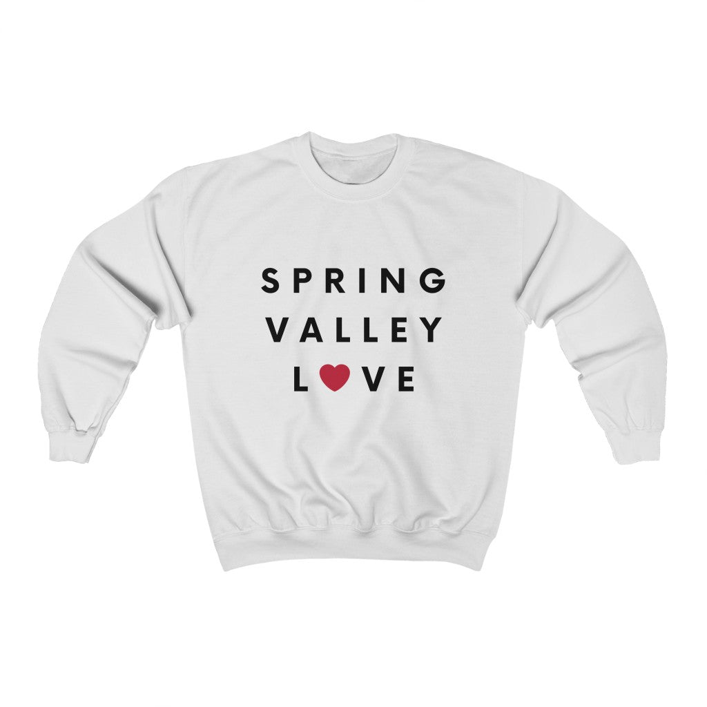 Spring Valley Love Sweatshirt, San Diego County Neighborhood Sweater (Unisex) (Multiple Colors Avail)