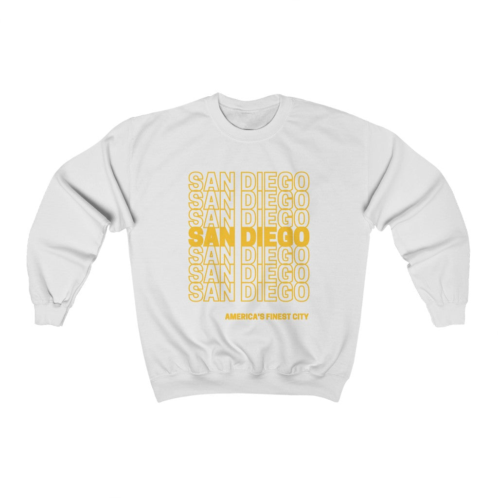 San Diego Gold and Brown Sweatshirt