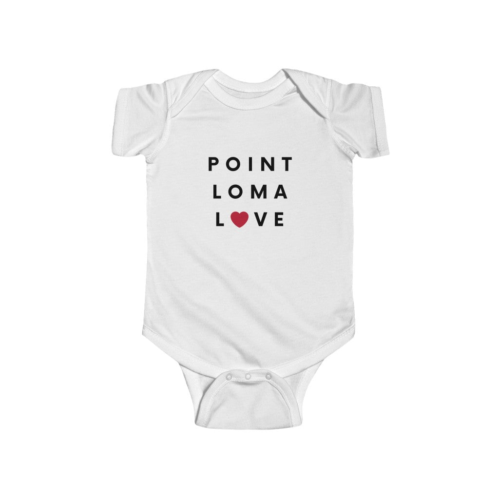 Point Loma Love Baby Onesie, San Diego Infant Bodysuit