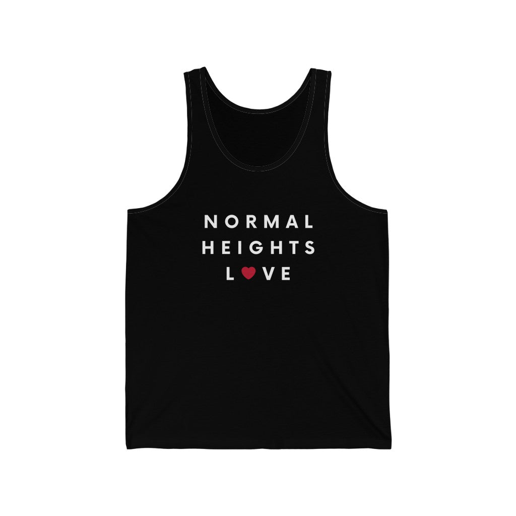 Normal Heights Love Tank, SD Sleeveless Shirt (Unisex)