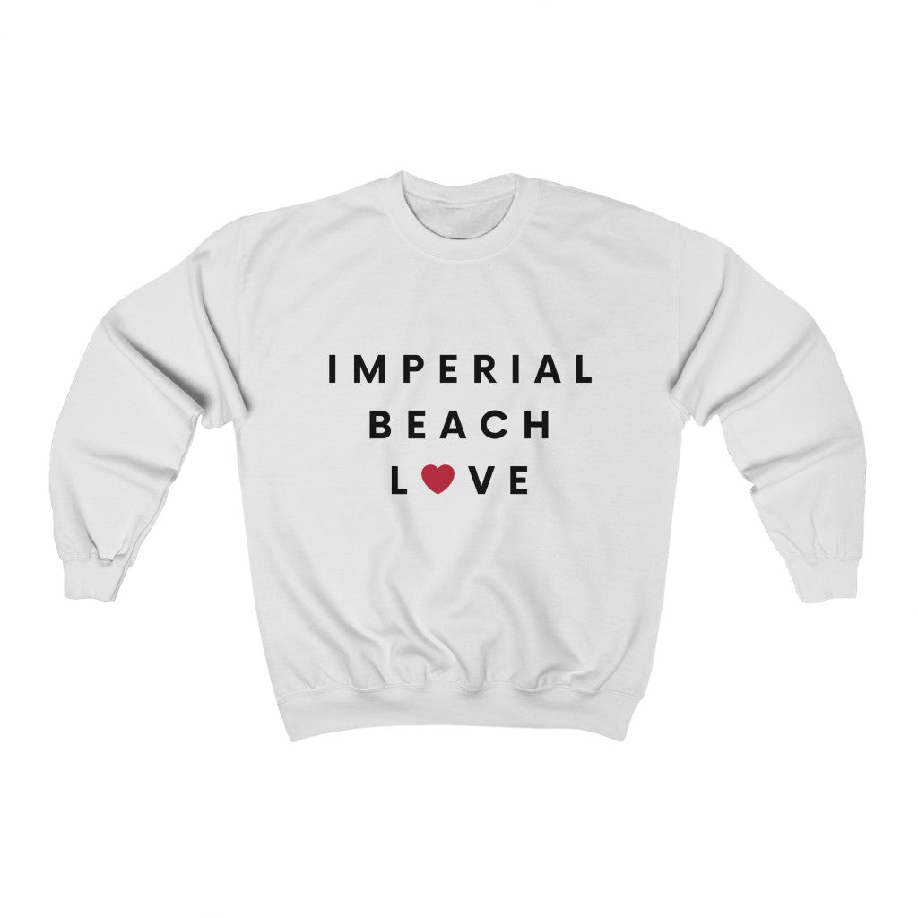 Imperial Beach Love Sweatshirt, IB San Diego County Neighborhood Sweater (Unisex) (Multiple Colors Avail)