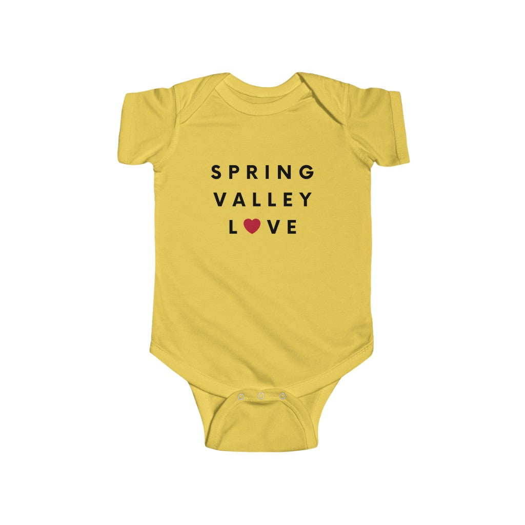 Spring Valley Love Baby Onesie, San Diego Area Infant Bodysuit