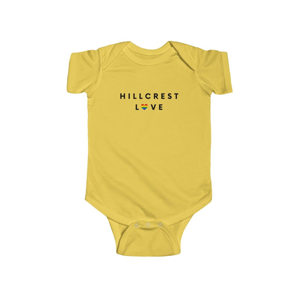 Hillcrest Love Baby Onesie, San Diego Infant Bodysuit