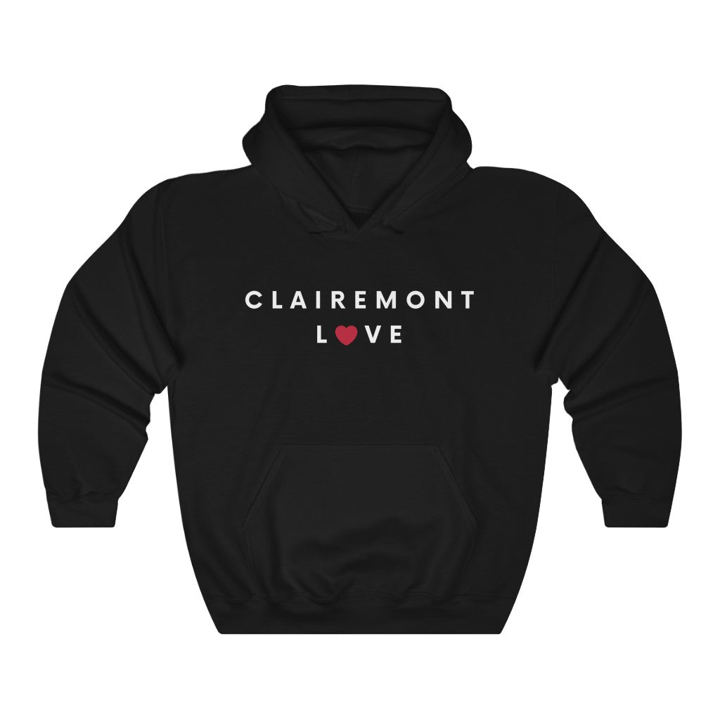 Clairemont Love Hoodie, San Diego Neighborhood Hooded Sweatshirt (Unisex) (Multiple Colors Avail)