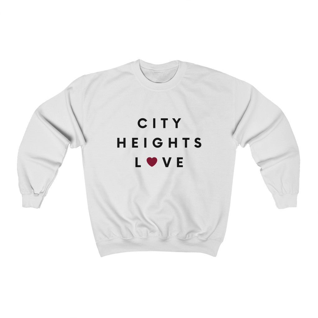 City Heights Love Sweatshirt, SD Sweater (Unisex)