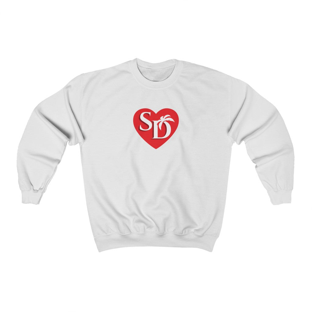 I Heart SD Crewneck Sweatshirt