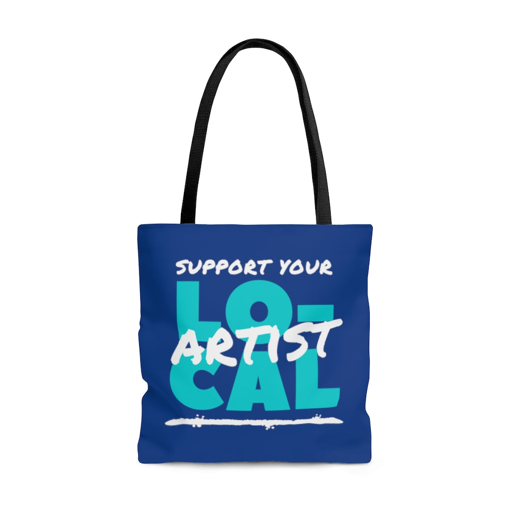 Support Your Local Artist Tote Bag (Teal)