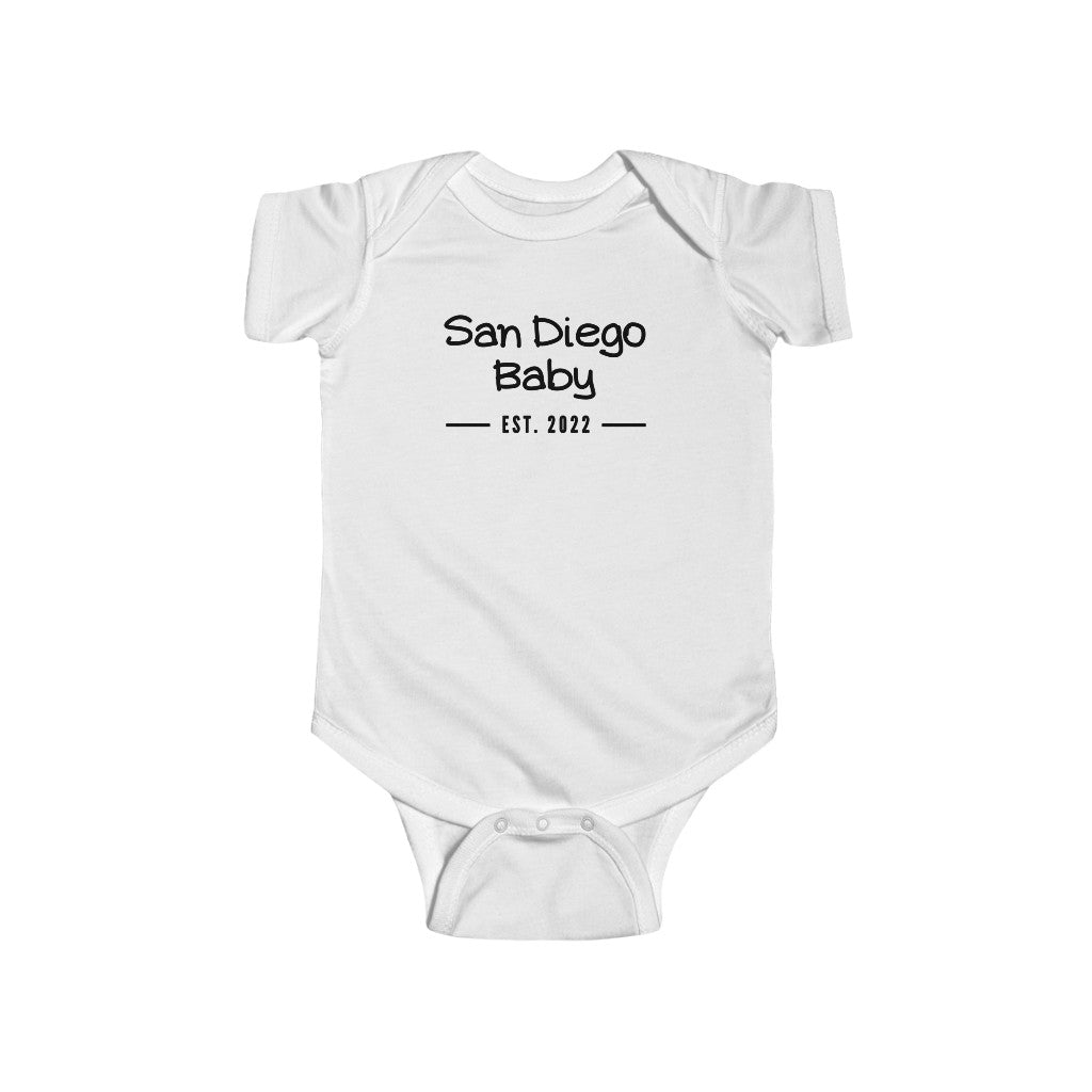 San Diego Baby Est. 2022 Onesie (Black)