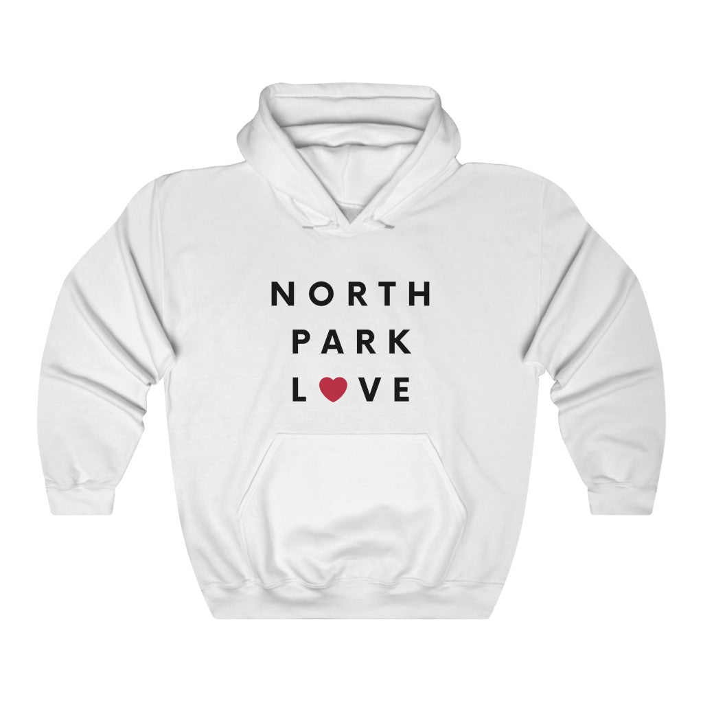 North Park Love Hoodie, SD Hooded Sweatshirt