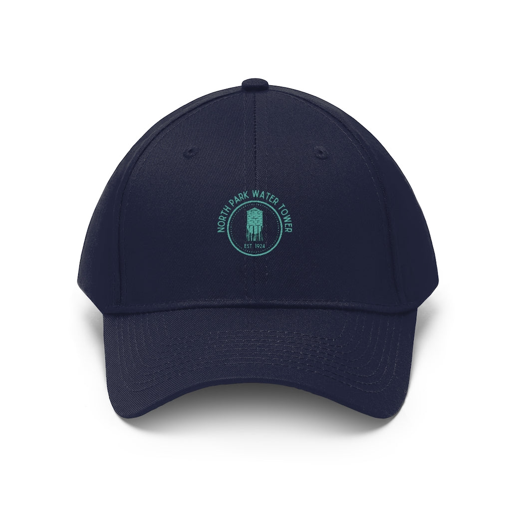 North Park Water Tower Est. Dad Cap (Green)