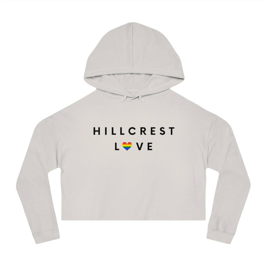 Hillcrest Love Women's Cropped Hoodie, SD Hooded Sweatshirt