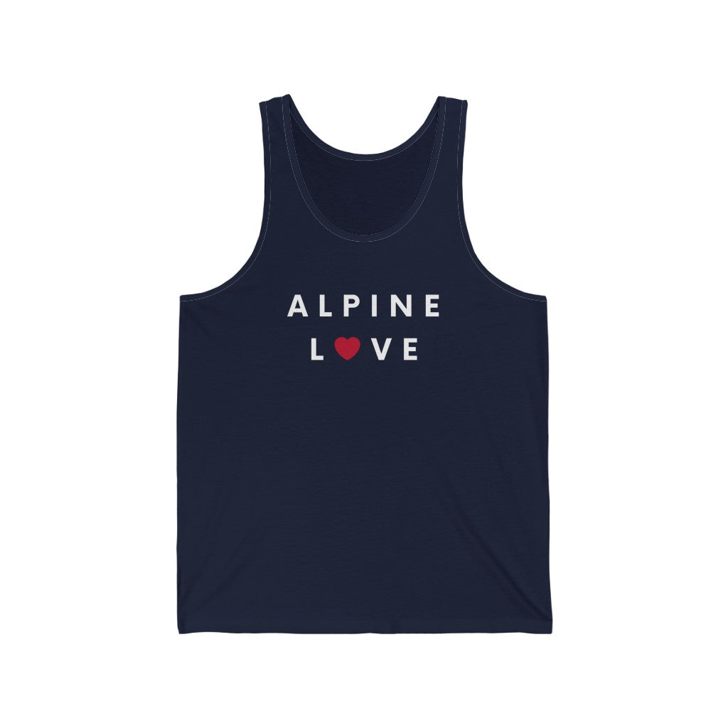 Alpine Love Tank, SD Sleeveless T-Shirt (Unisex)