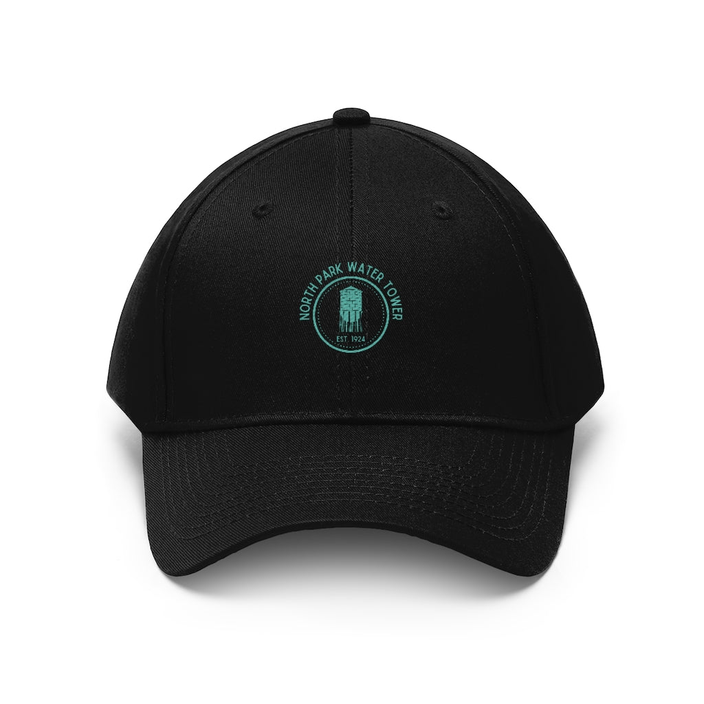 North Park Water Tower Est. Dad Cap (Green)