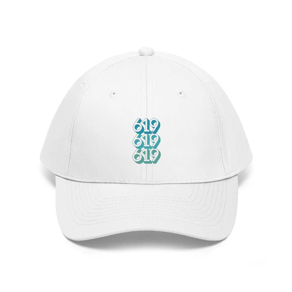 619 Hat | Teal SD Dad Cap