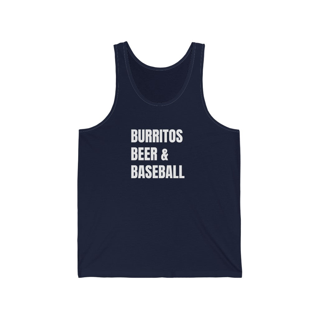 Burritos, Beer, and Baseball Tank