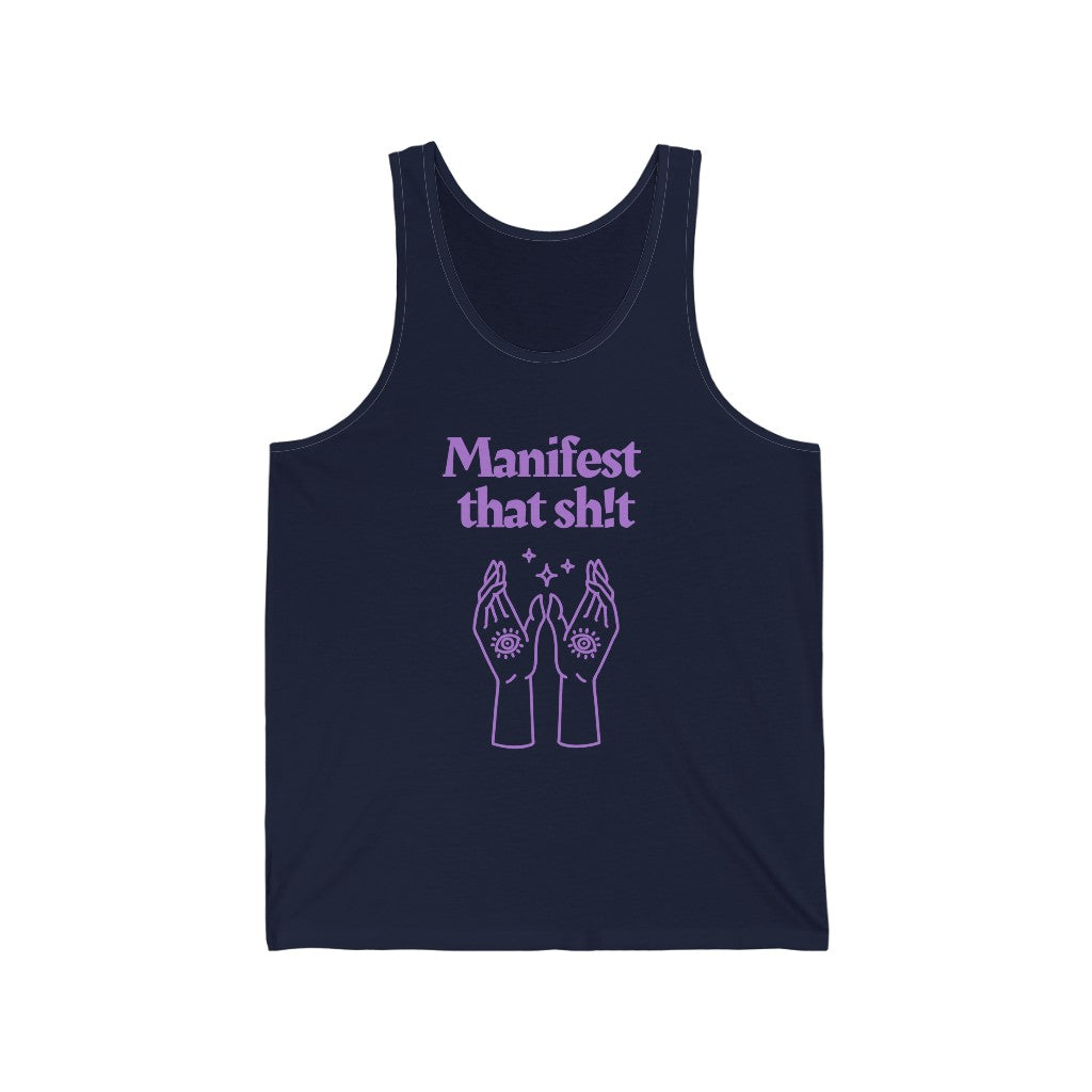 Manifest That Sh!t Tank-Top (Purple)