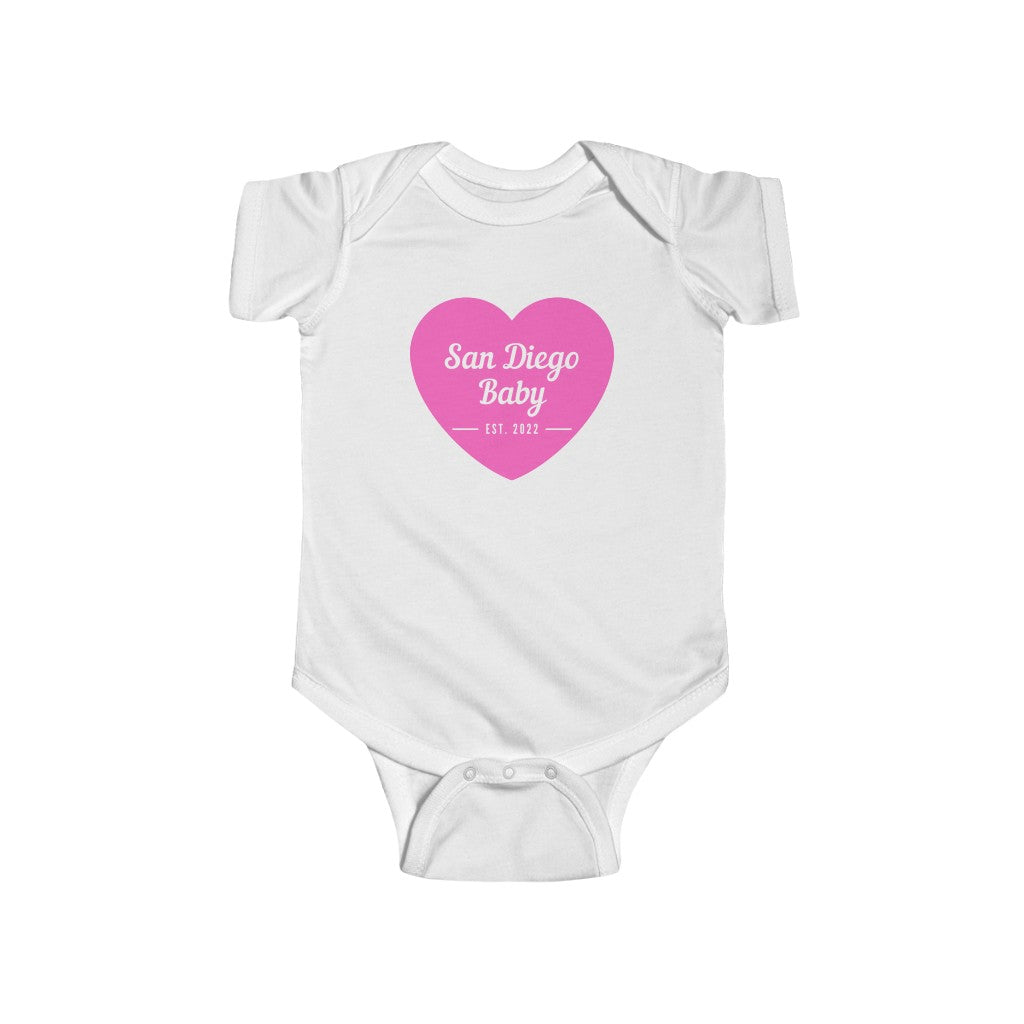 San Diego Baby Onesie (Pink)