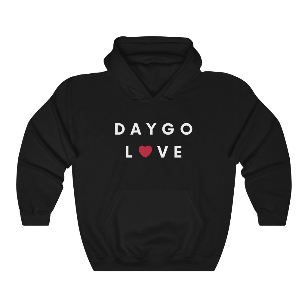 Daygo Love Hoodie, San Diego Hooded Sweatshirt (Unisex) (Multiple Colors Avail)