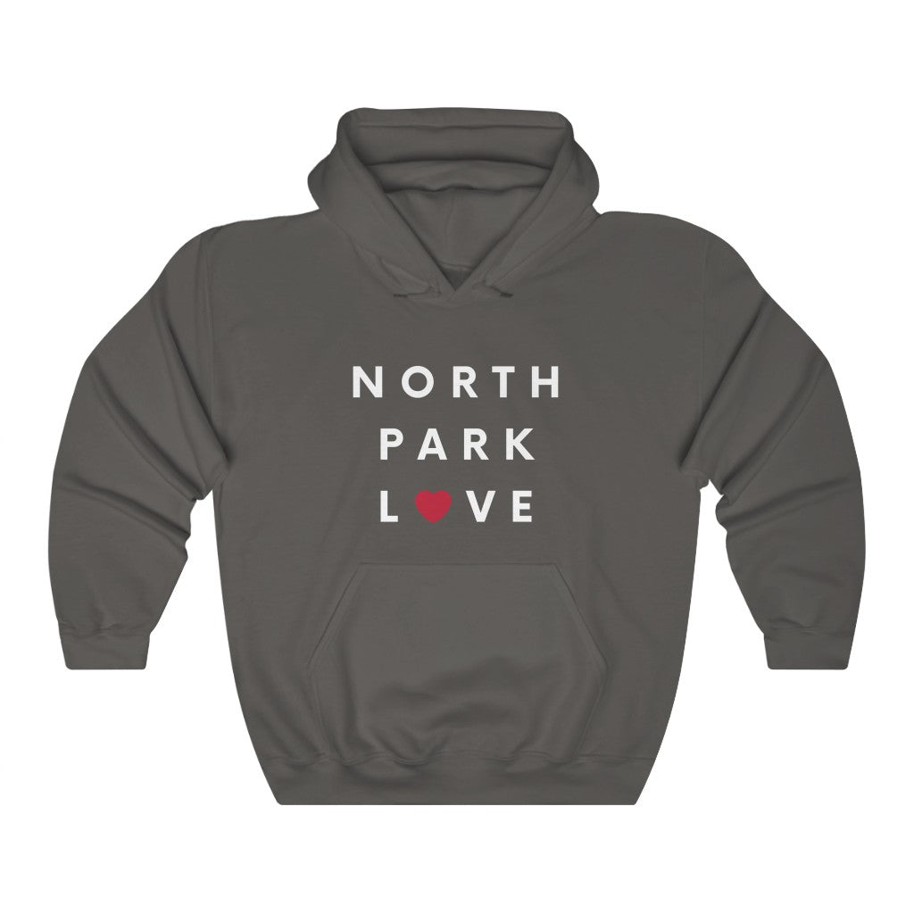 North Park Love Hoodie, SD Hooded Sweatshirt