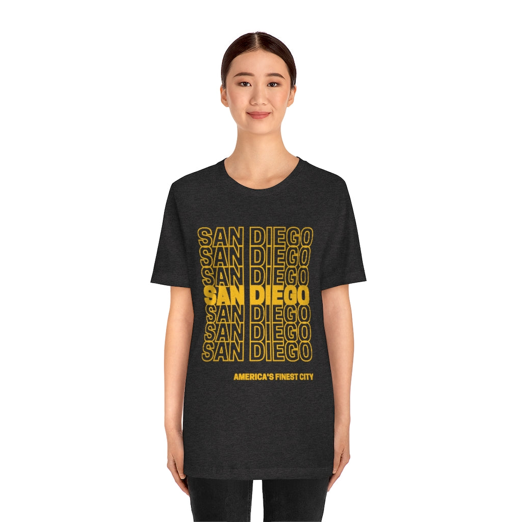 San Diego Brown and Gold T-shirt