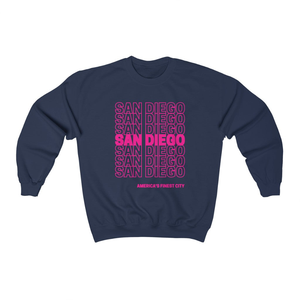 San Diego "Thank You" Sweatshirt (Pink)