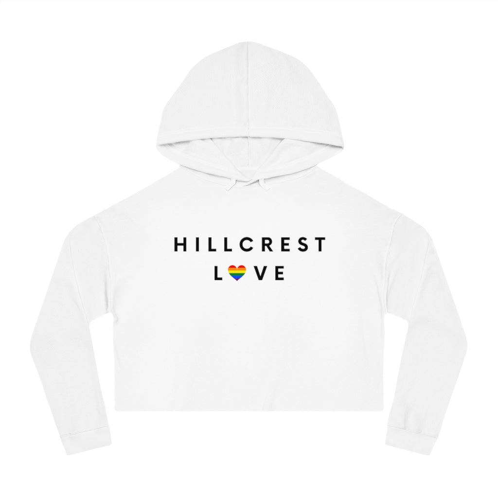 Hillcrest Love Women's Cropped Hoodie, SD Hooded Sweatshirt