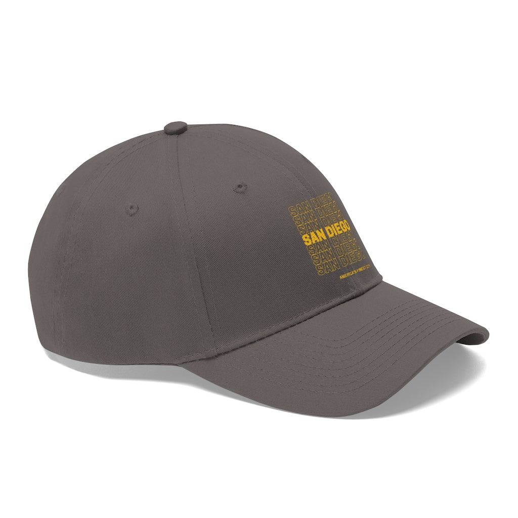 San Diego Twill Hat, America's Finest City Cap (Unisex)