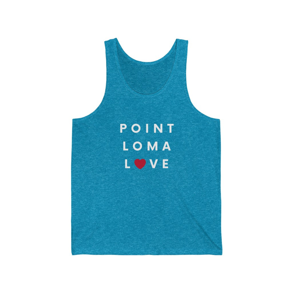 Point Loma Love Tank, SD Sleeveless Shirt (Unisex)