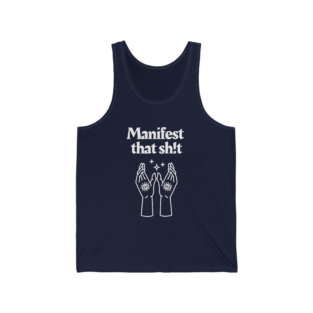 Manifest That Sh!t Tank-Top (White)