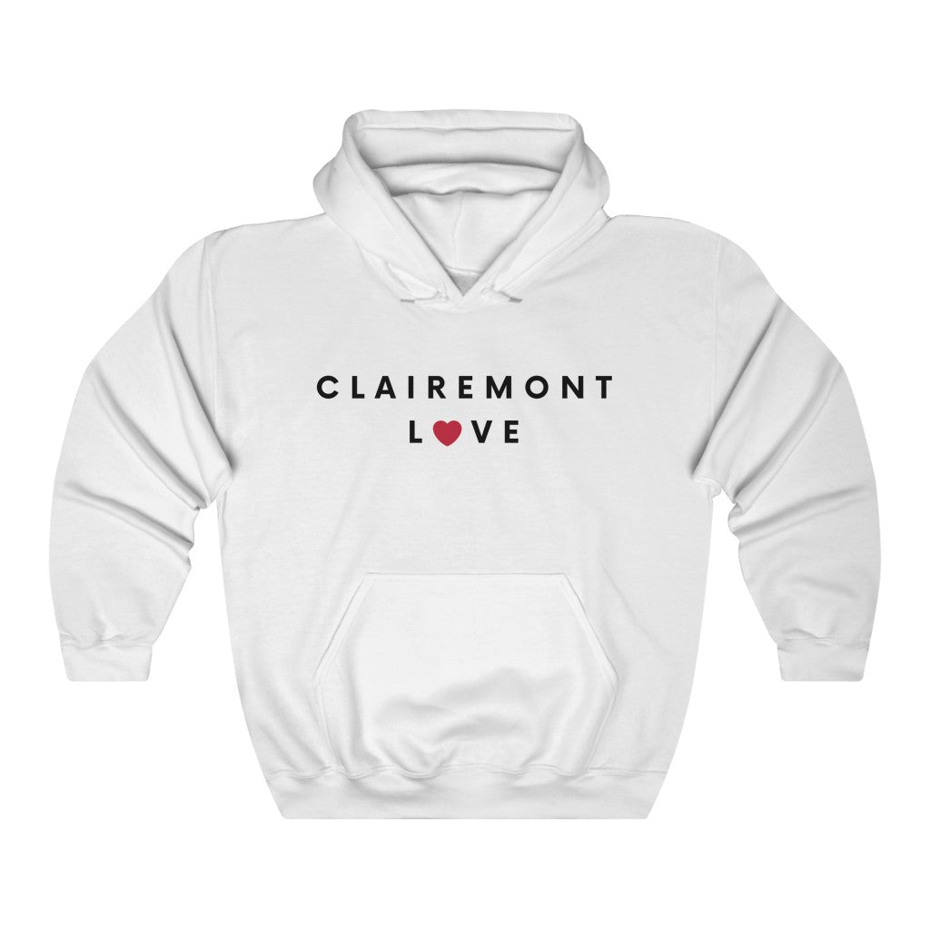 Clairemont Love Hoodie, San Diego Neighborhood Hooded Sweatshirt (Unisex) (Multiple Colors Avail)