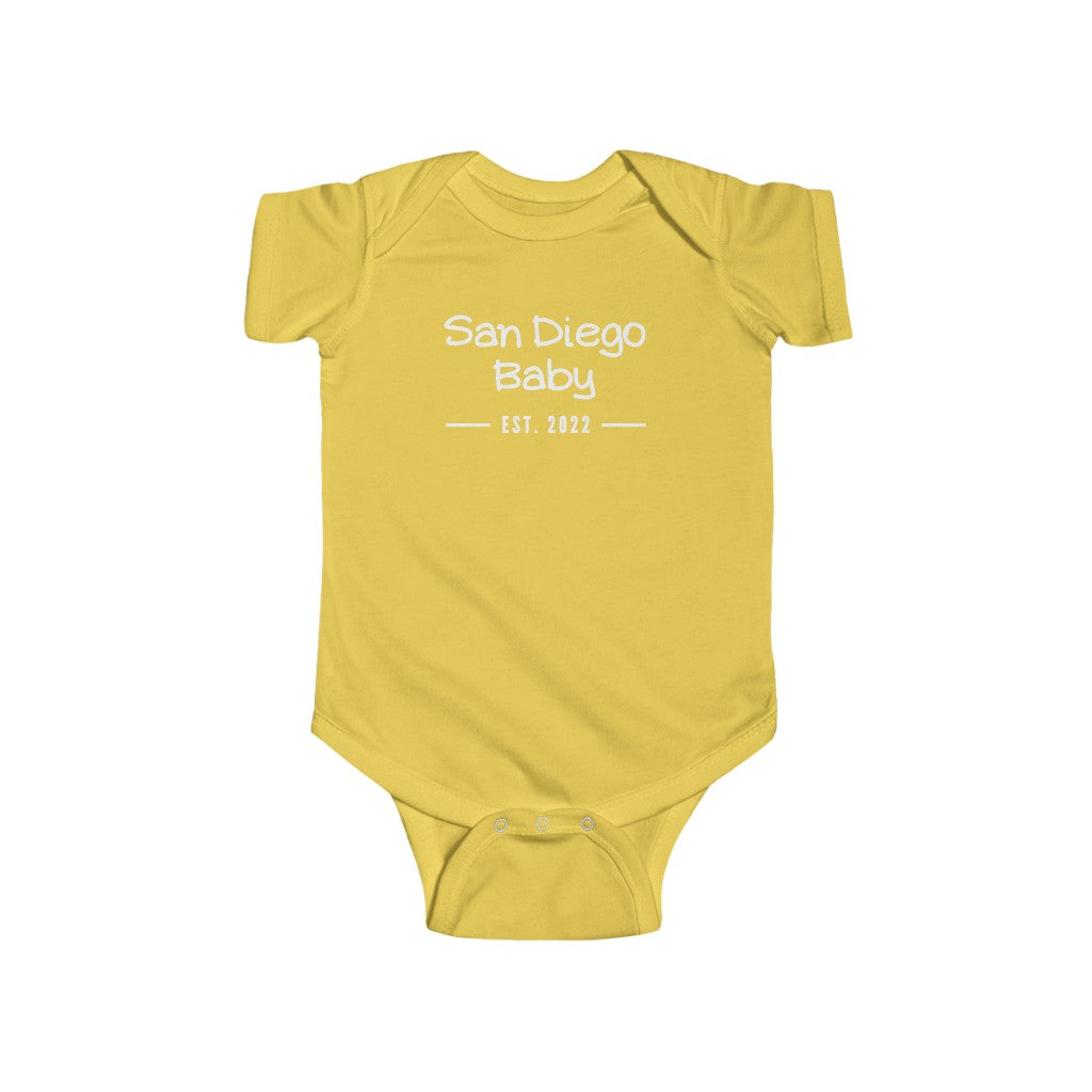 San Diego Baby Est. 2022 Onesie (White)