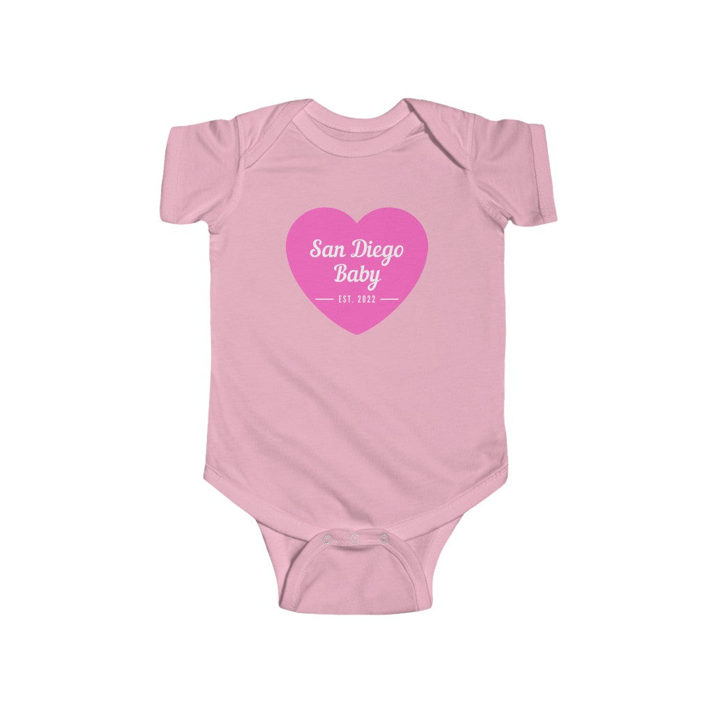 San Diego Baby Onesie (Pink)