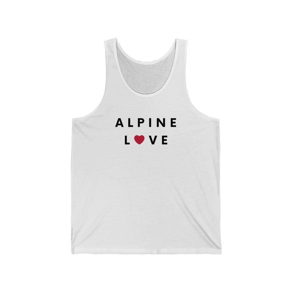 Alpine Love Tank, SD Sleeveless T-Shirt (Unisex)