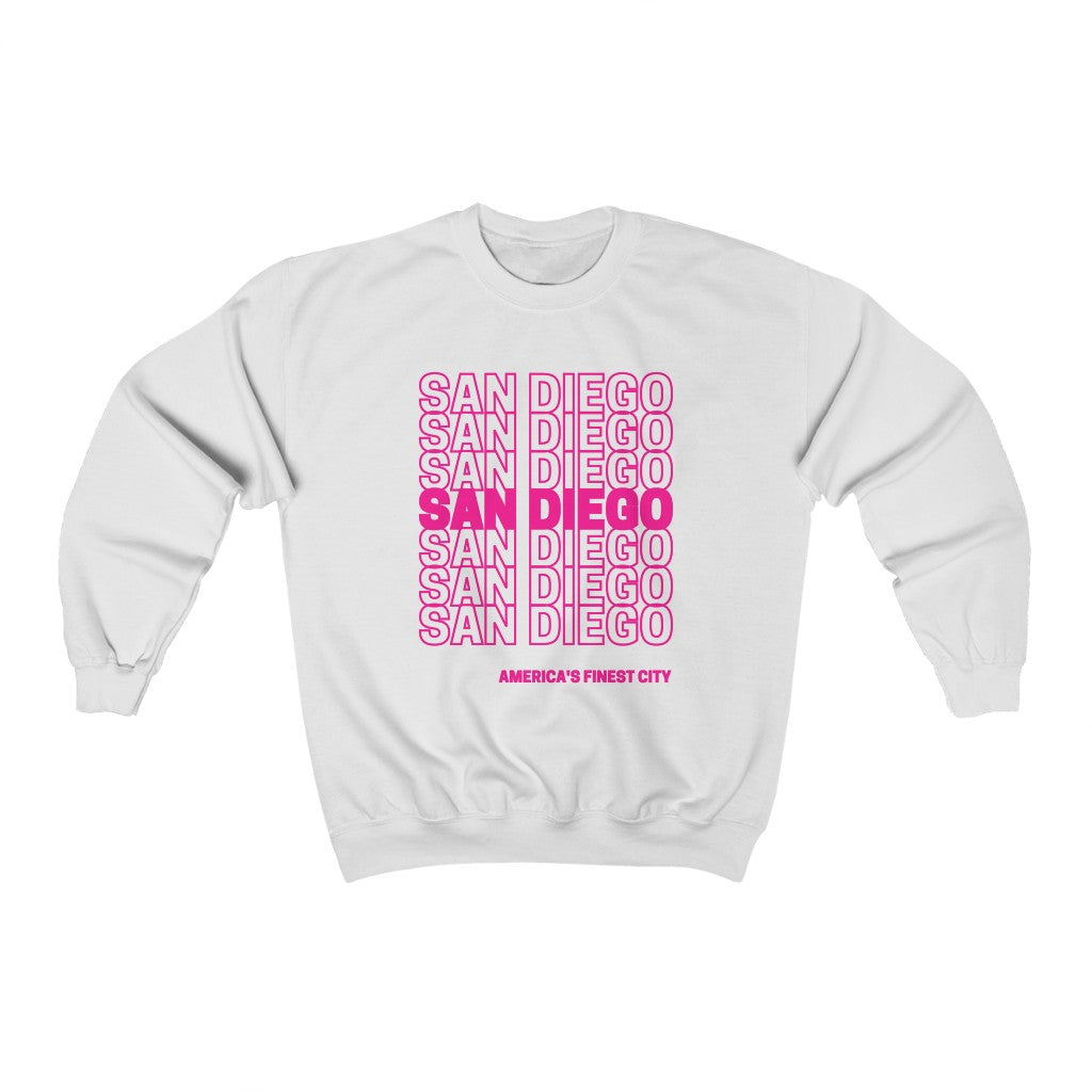 San Diego "Thank You" Sweatshirt (Pink)