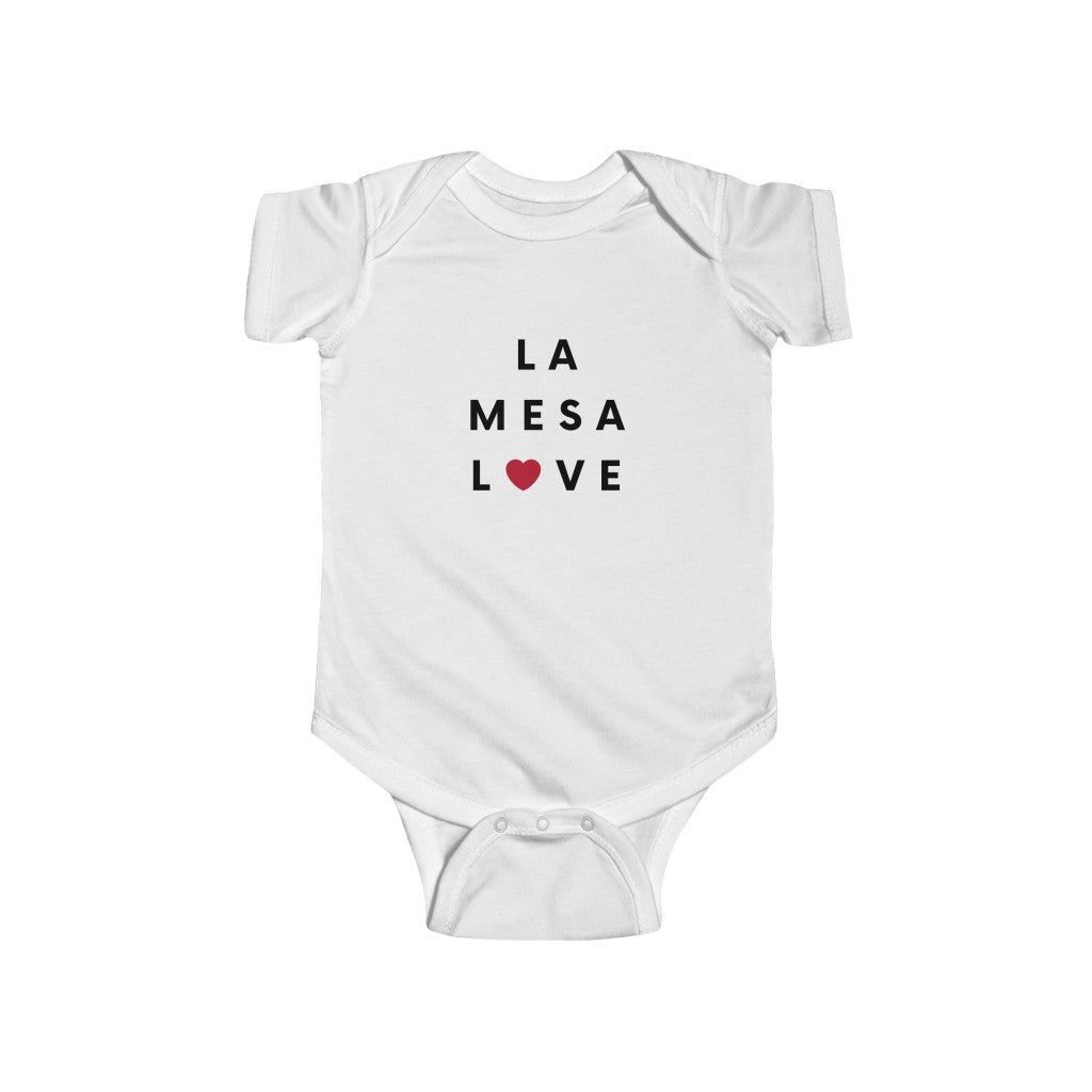 La Mesa Love Baby Onesie, San Diego Area Infant Bodysuit