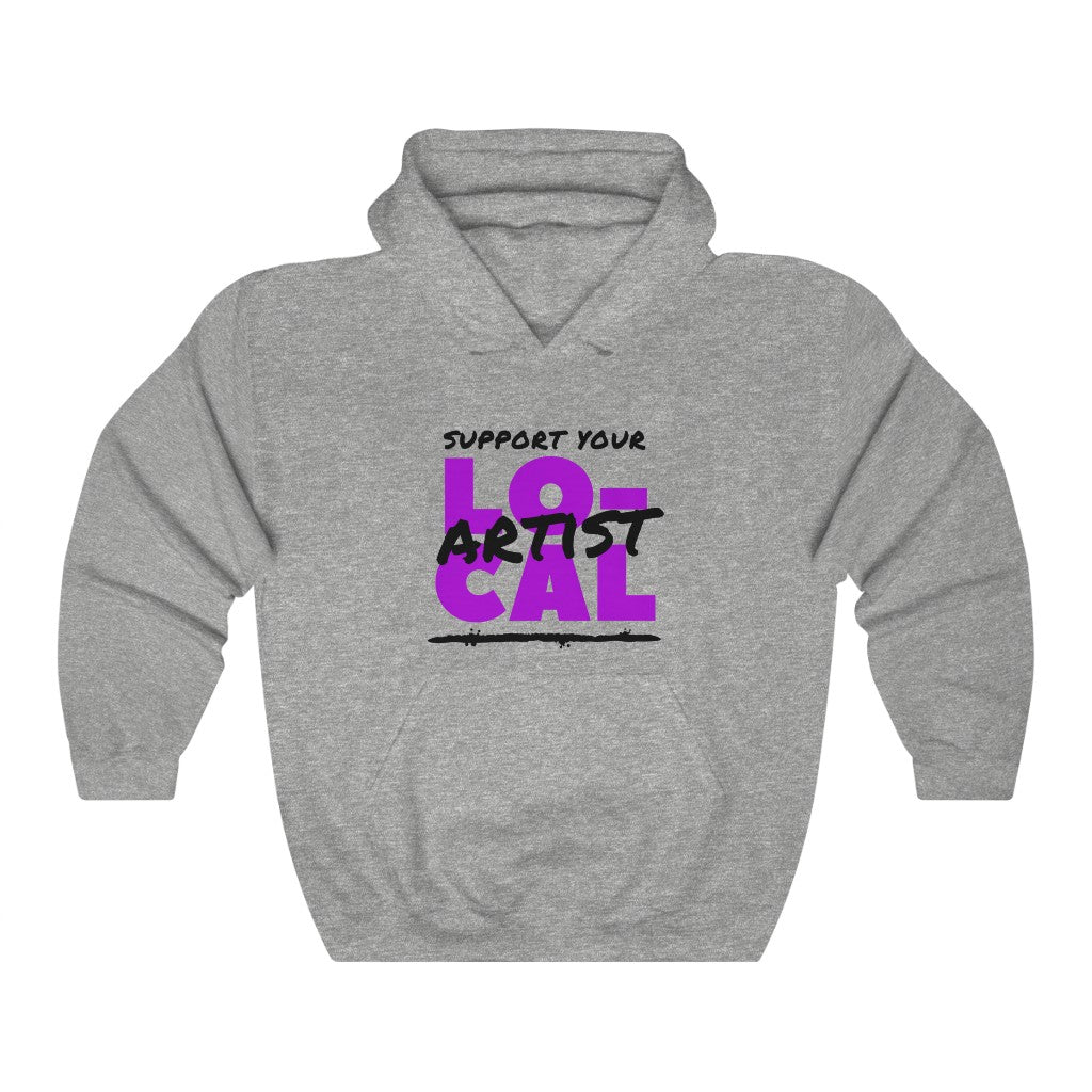 Support Your Local Artist Hoodie (Purple)