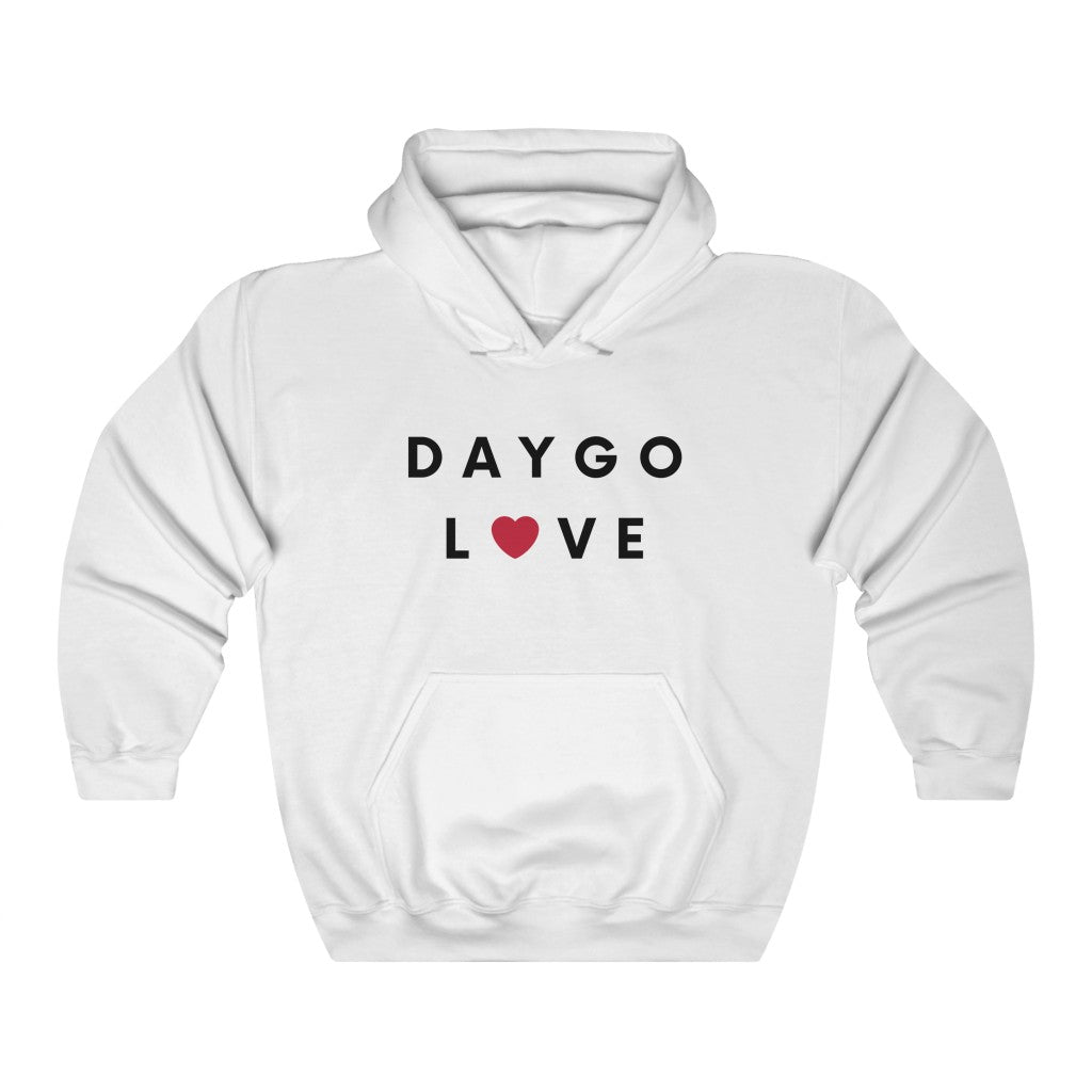 Daygo Love Hoodie, San Diego Hooded Sweatshirt (Unisex) (Multiple Colors Avail)