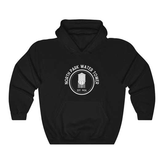 North Park Water Tower Est. Hoodie, SD Hooded Sweatshirt (Unisex)