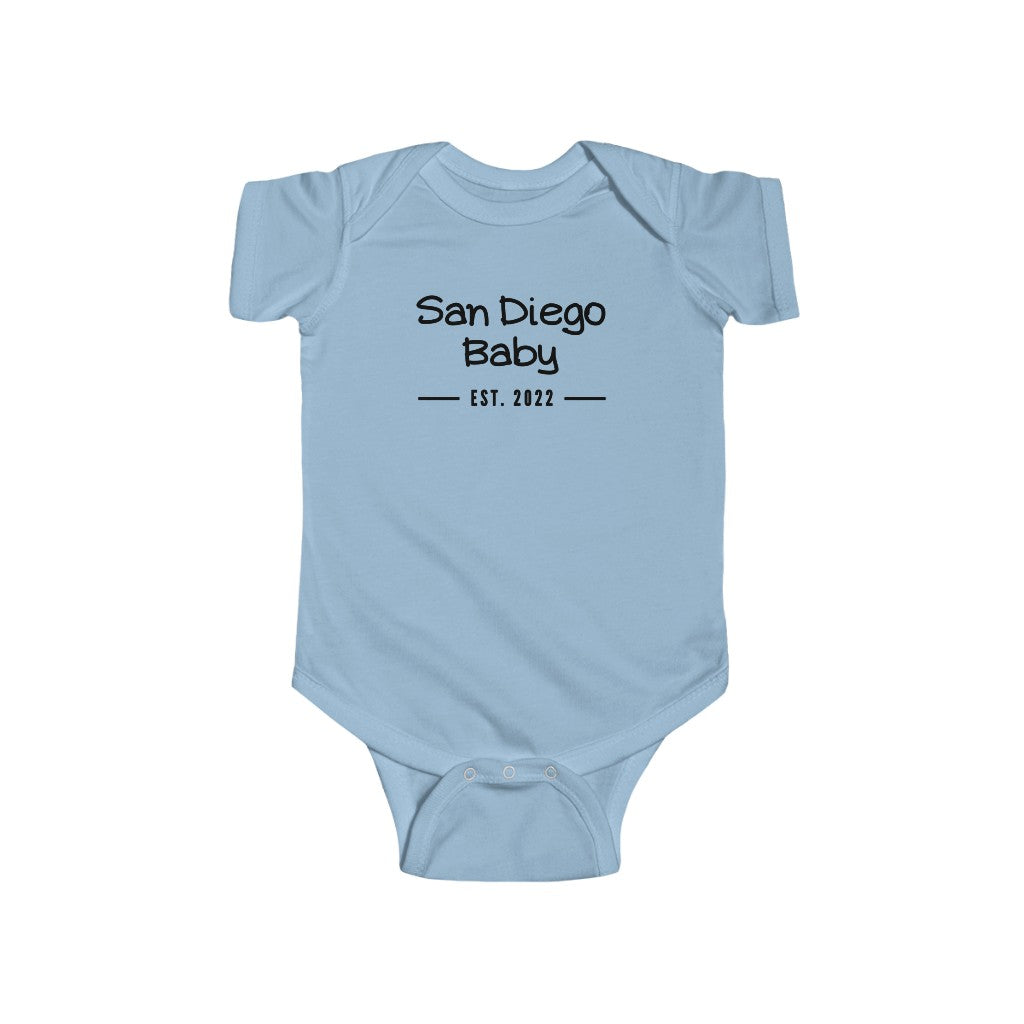 San Diego Baby Est. 2022 Onesie (Black)