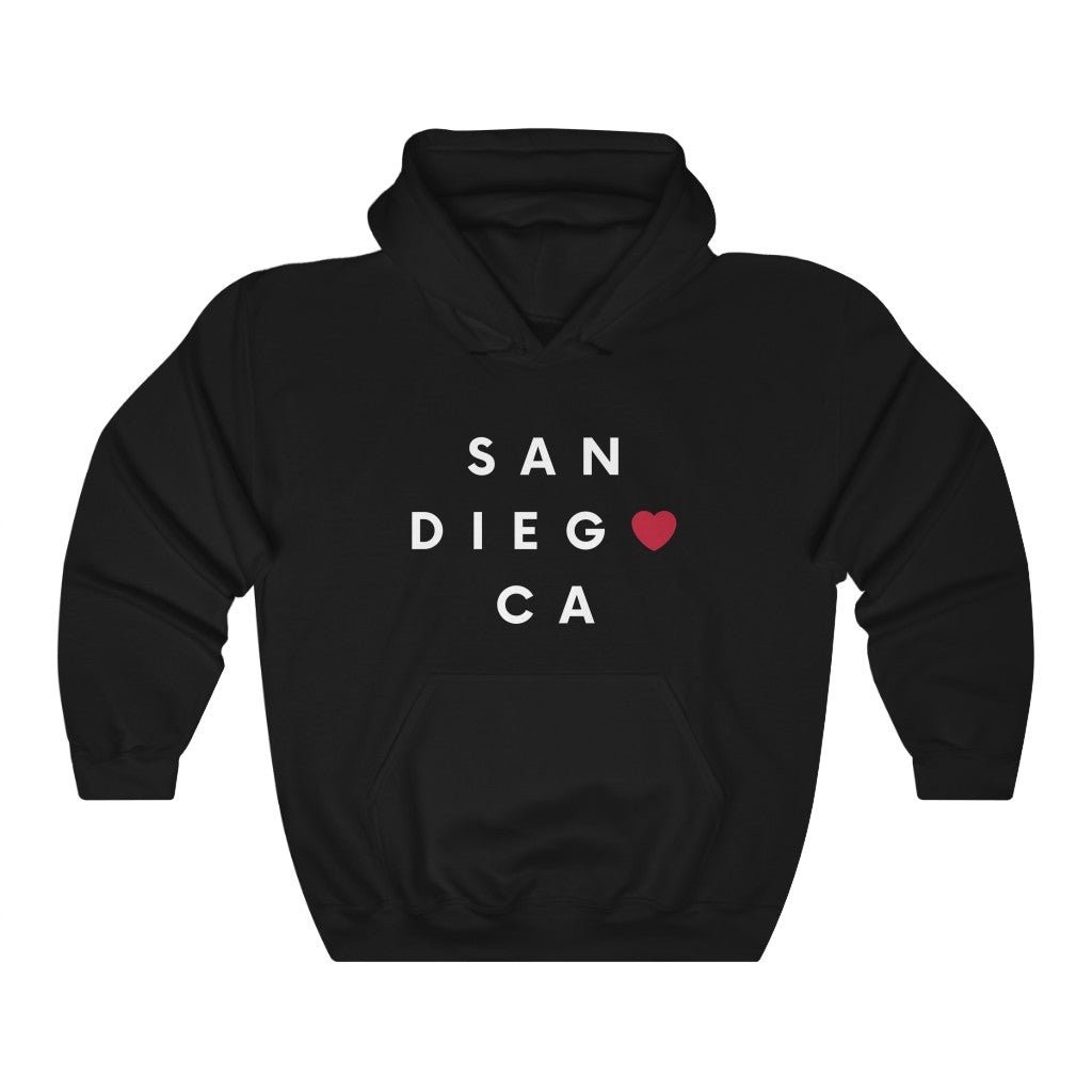 San Diego CA Hoodie, SD Hooded Sweatshirt (Unisex) (Multiple Colors Avail)