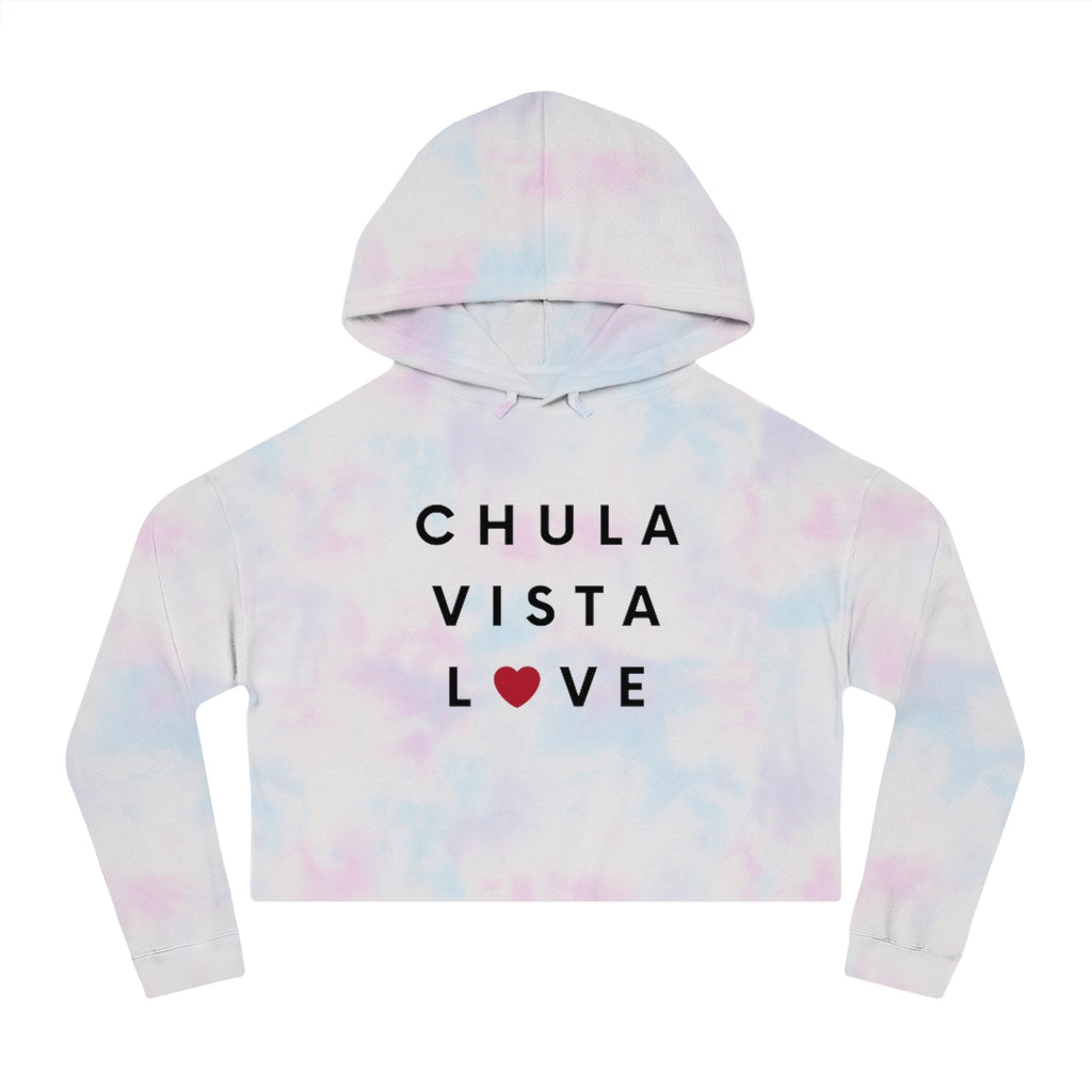 Chula Vista Love Women's Cropped Hoodie