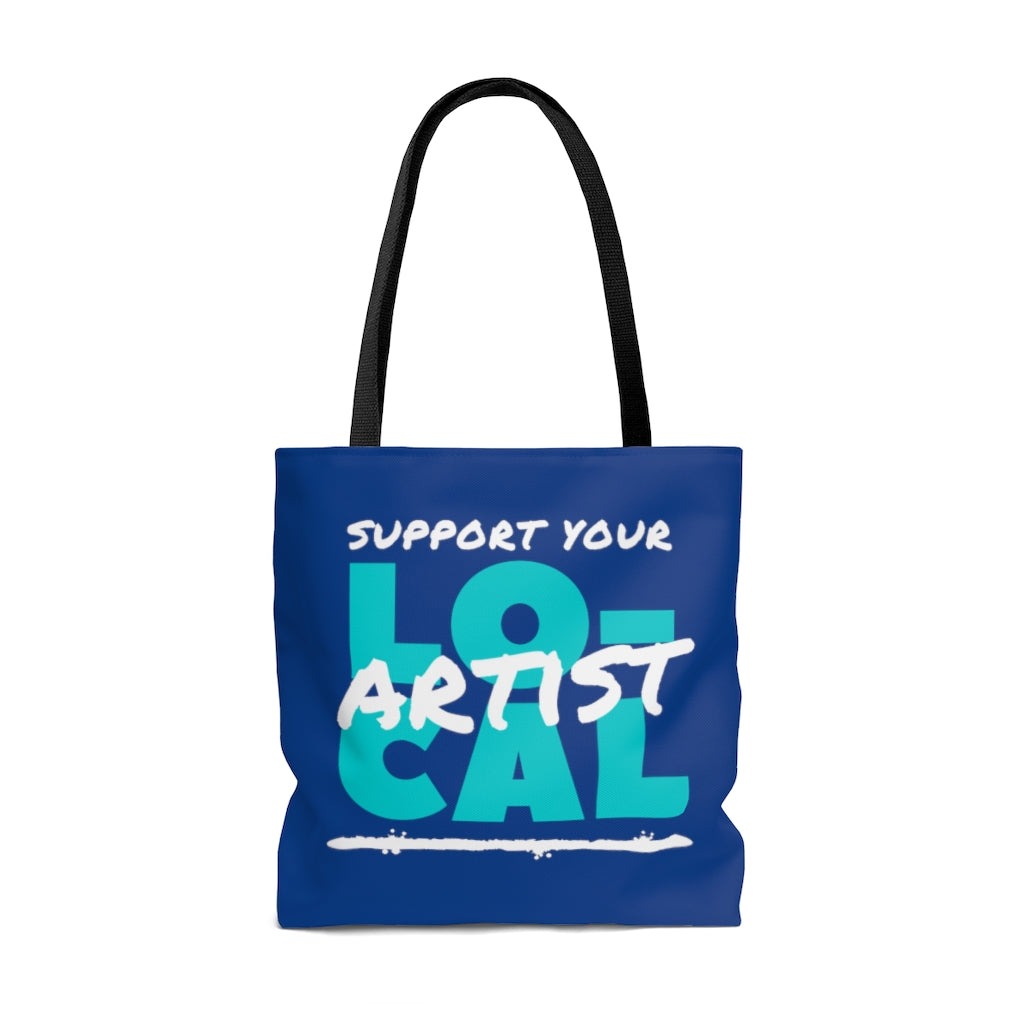 Support Your Local Artist Tote Bag (Teal)