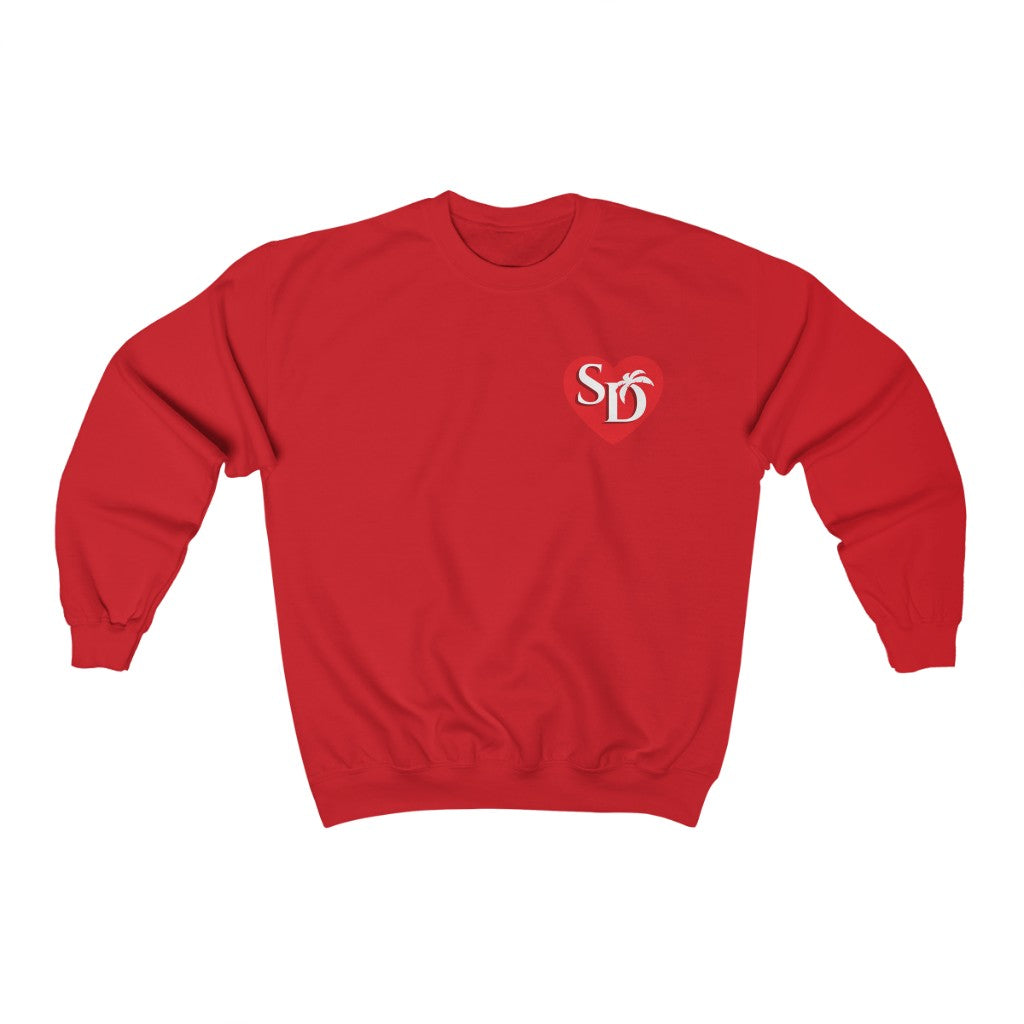 I Heart SD "Mock Pocket" Crewneck Sweatshirt