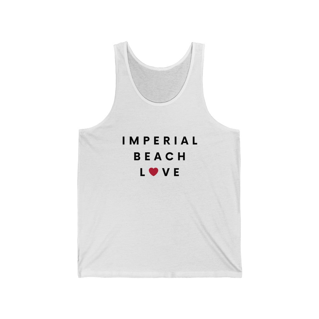 Imperial Beach Love Tank, San Diego County Neighborhood Sleeveless T-Shirt (Unisex) (Multiple Colors Avail)